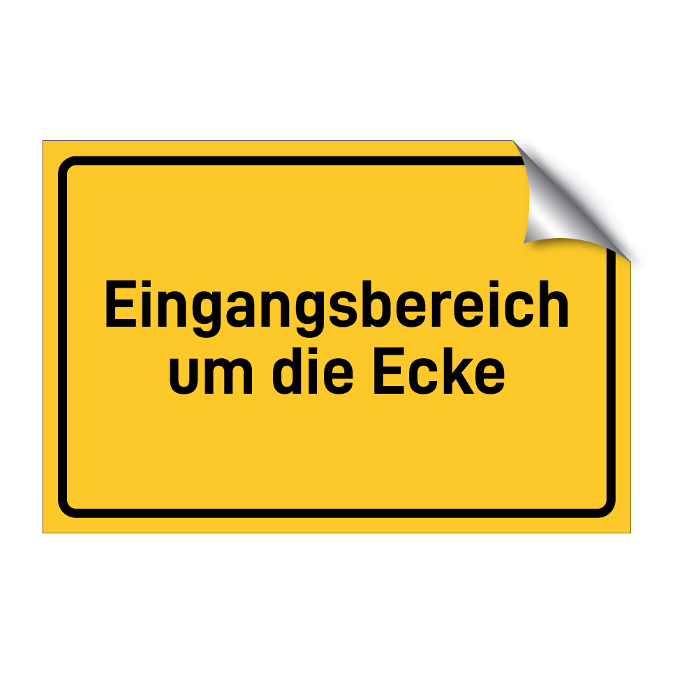 Eingangsbereich um die Ecke