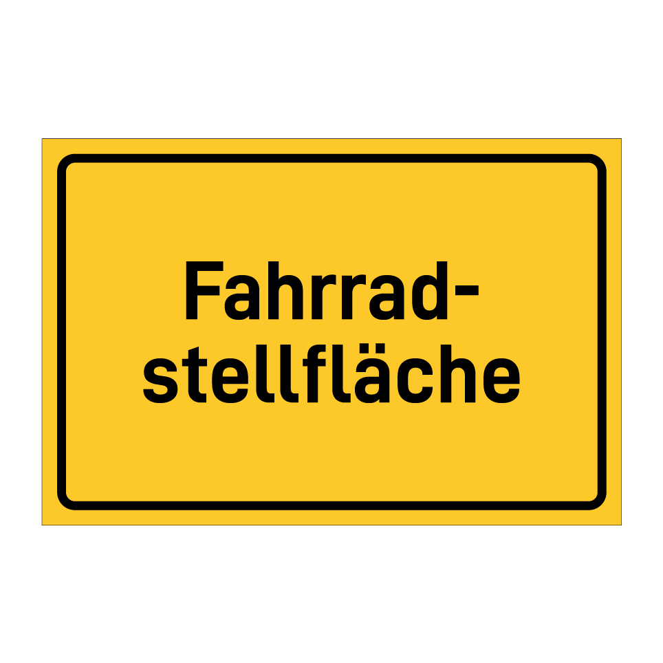 Fahrrad- stellfläche