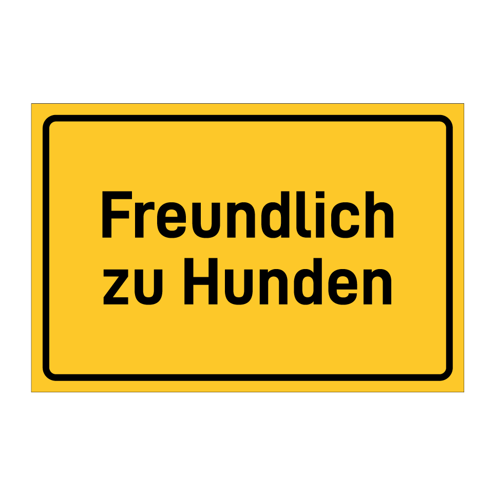Freundlich zu Hunden