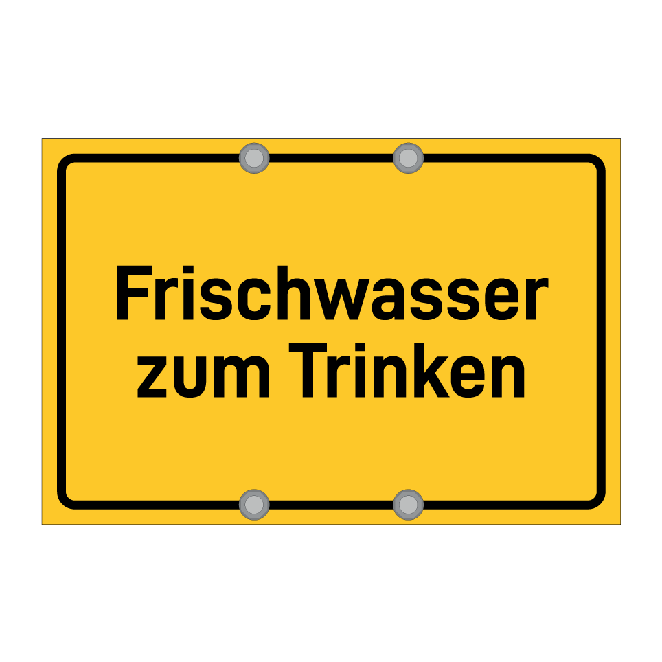 Frischwasser zum Trinken