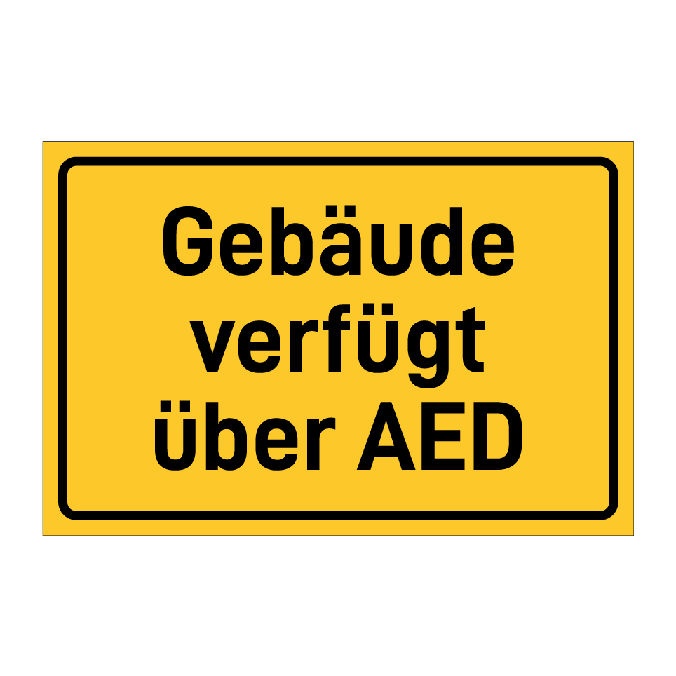 Gebäude verfügt über AED
