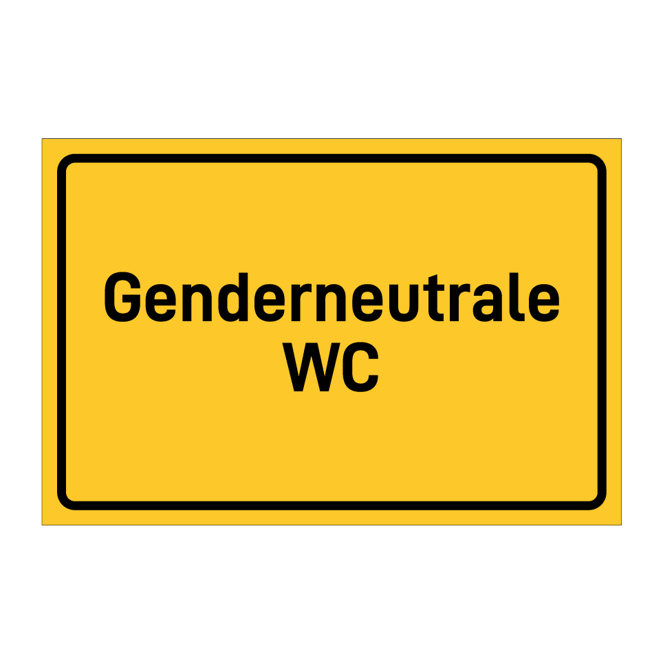 Genderneutrale WC