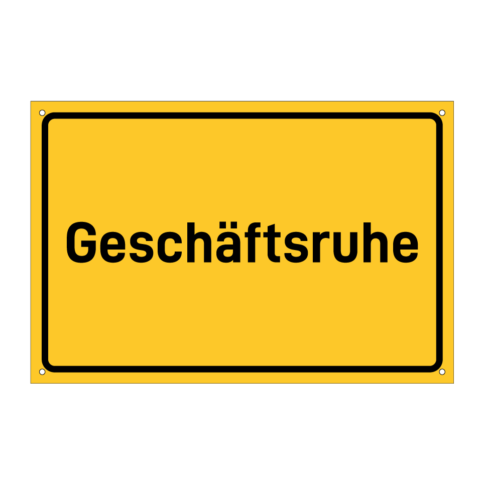 Geschäftsruhe