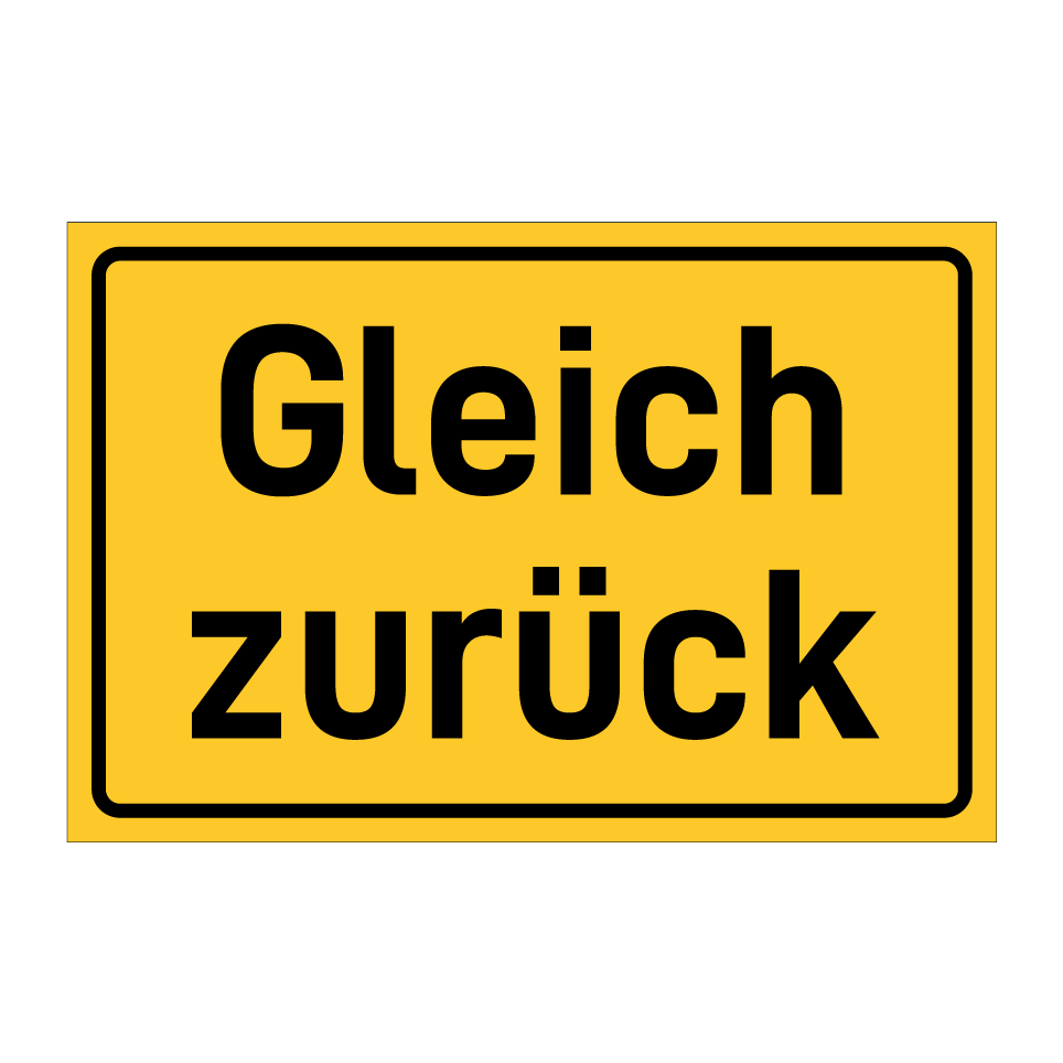 Gleich zurück