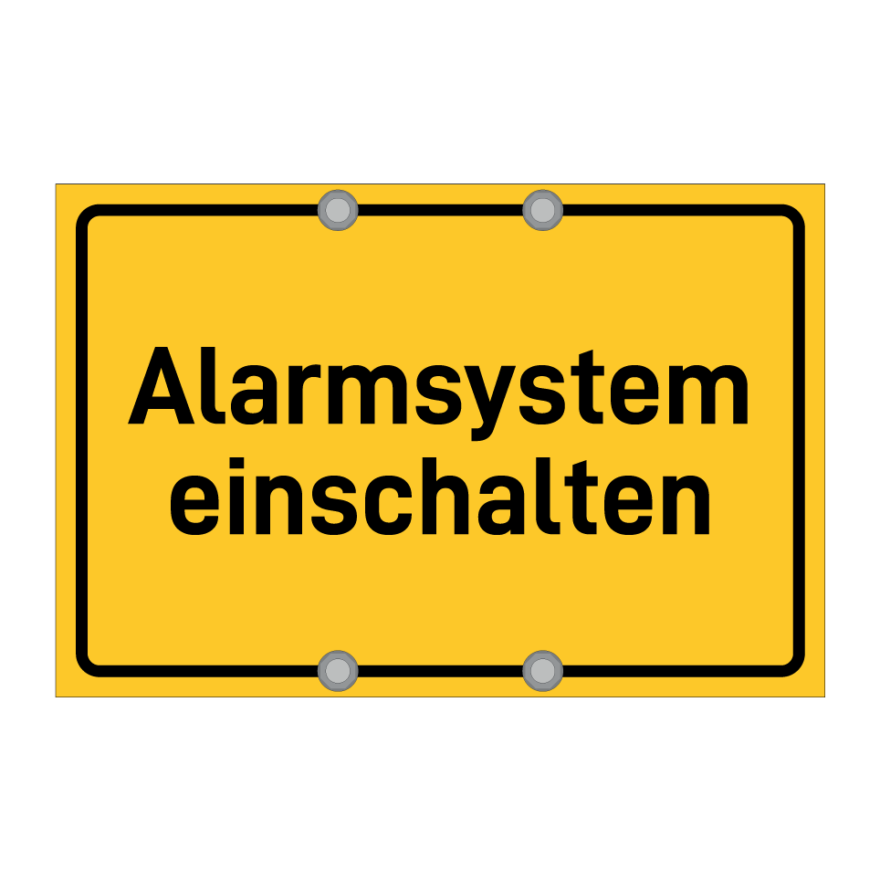 Alarmsystem einschalten