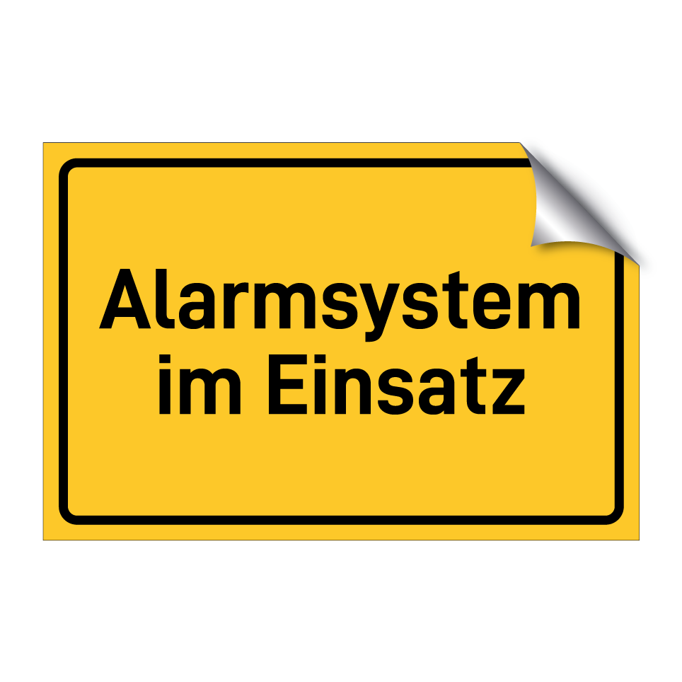 Alarmsystem im Einsatz