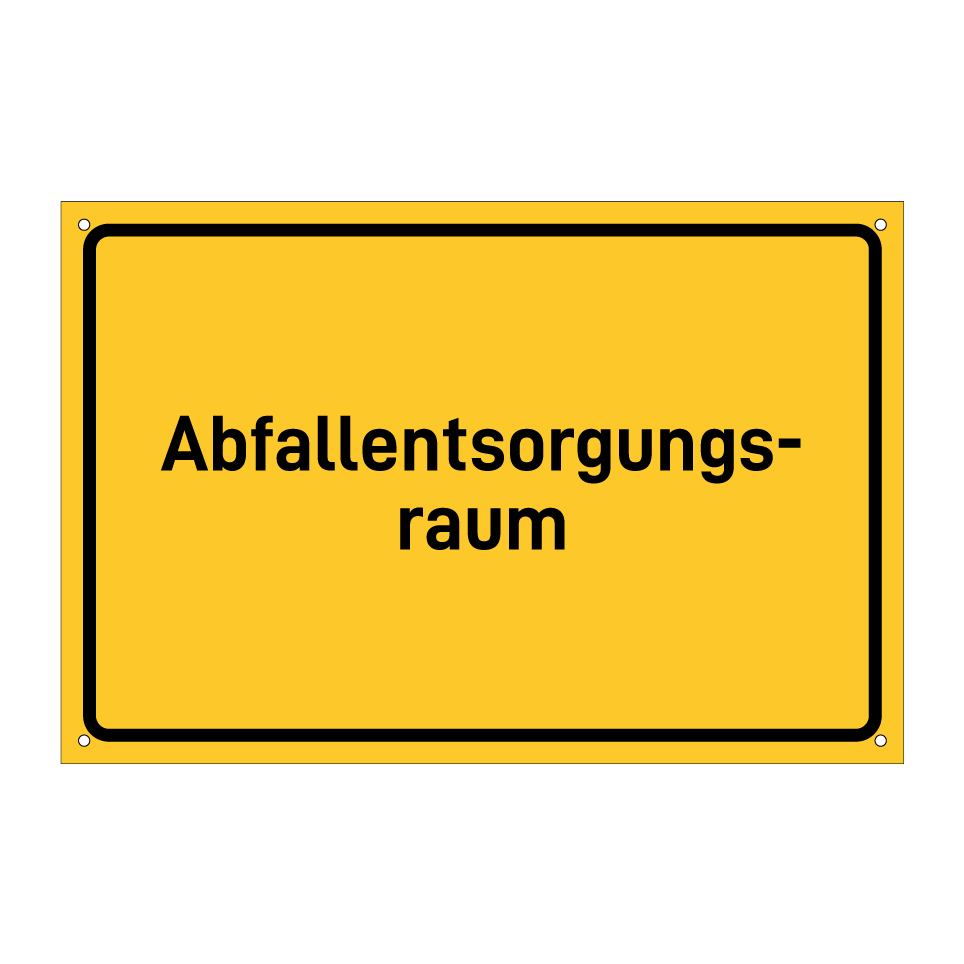 Abfallentsorgungs- raum