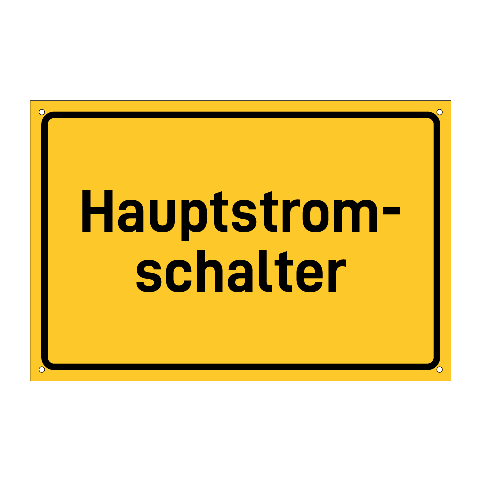 Hauptstrom- schalter