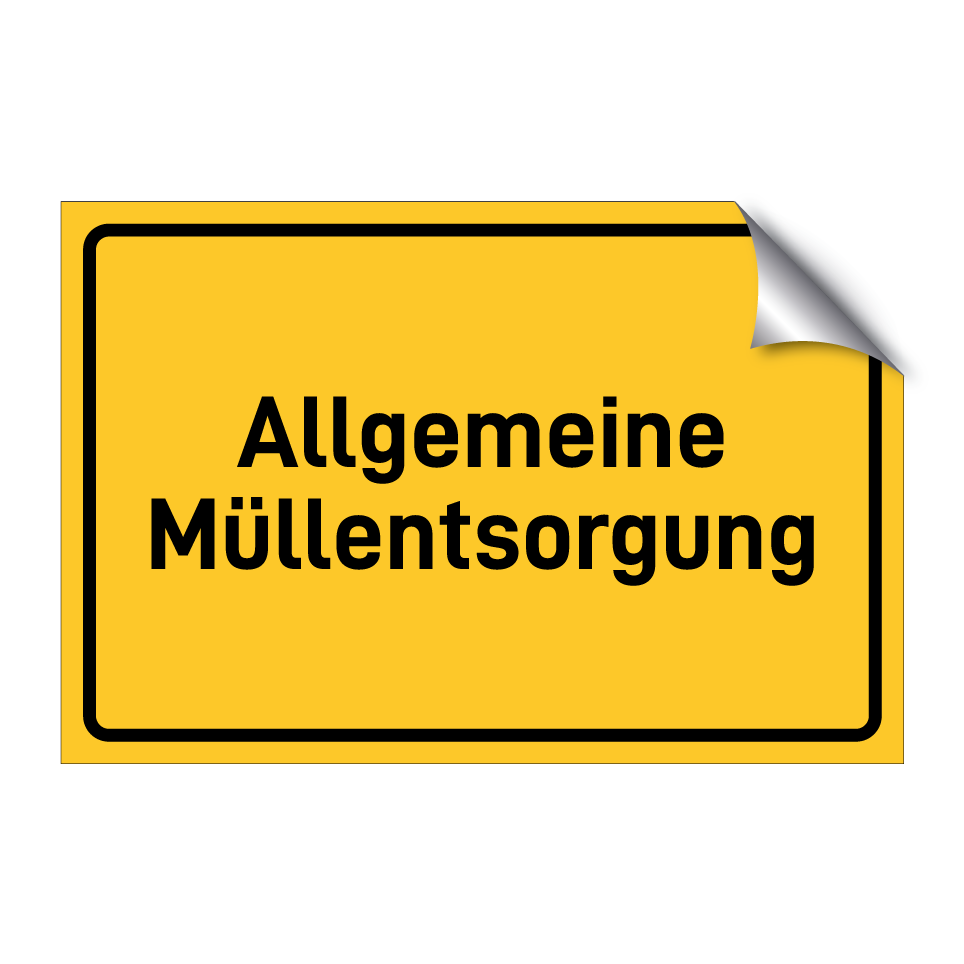 Allgemeine Müllentsorgung
