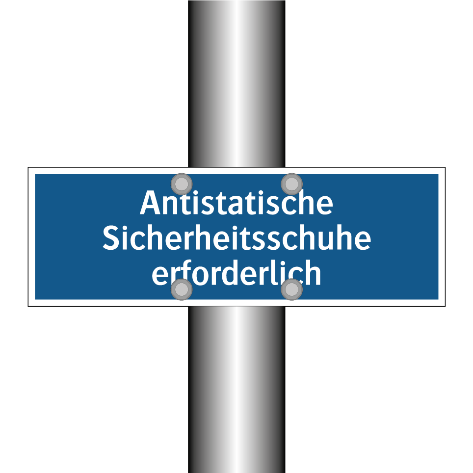 Antistatische Sicherheitsschuhe erforderlich