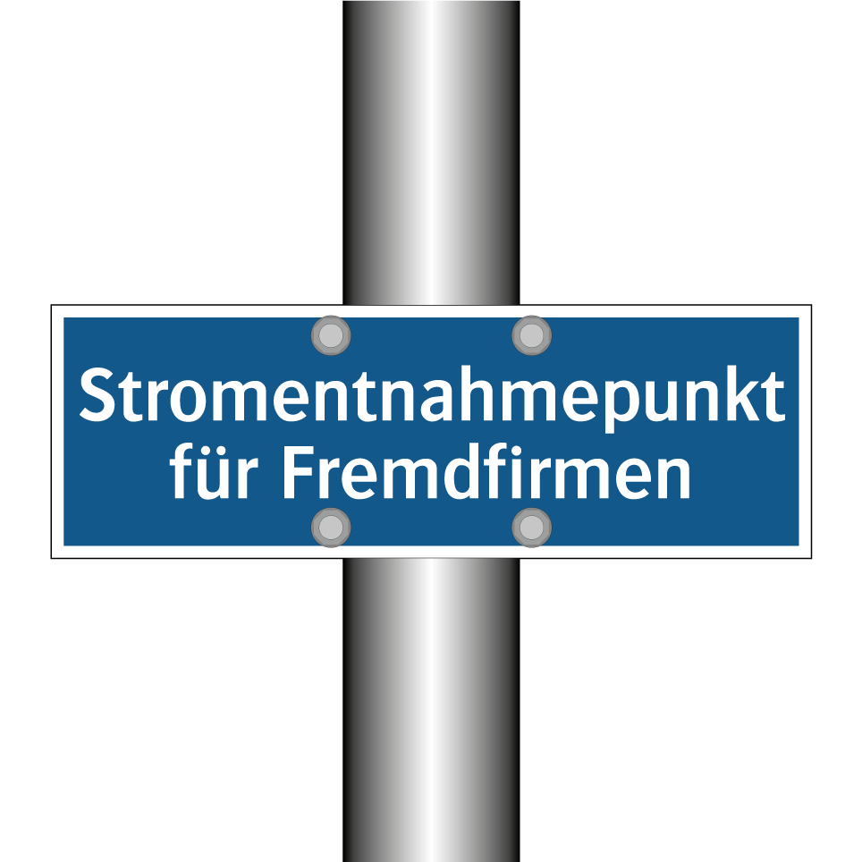 Stromentnahmepunkt für Fremdfirmen