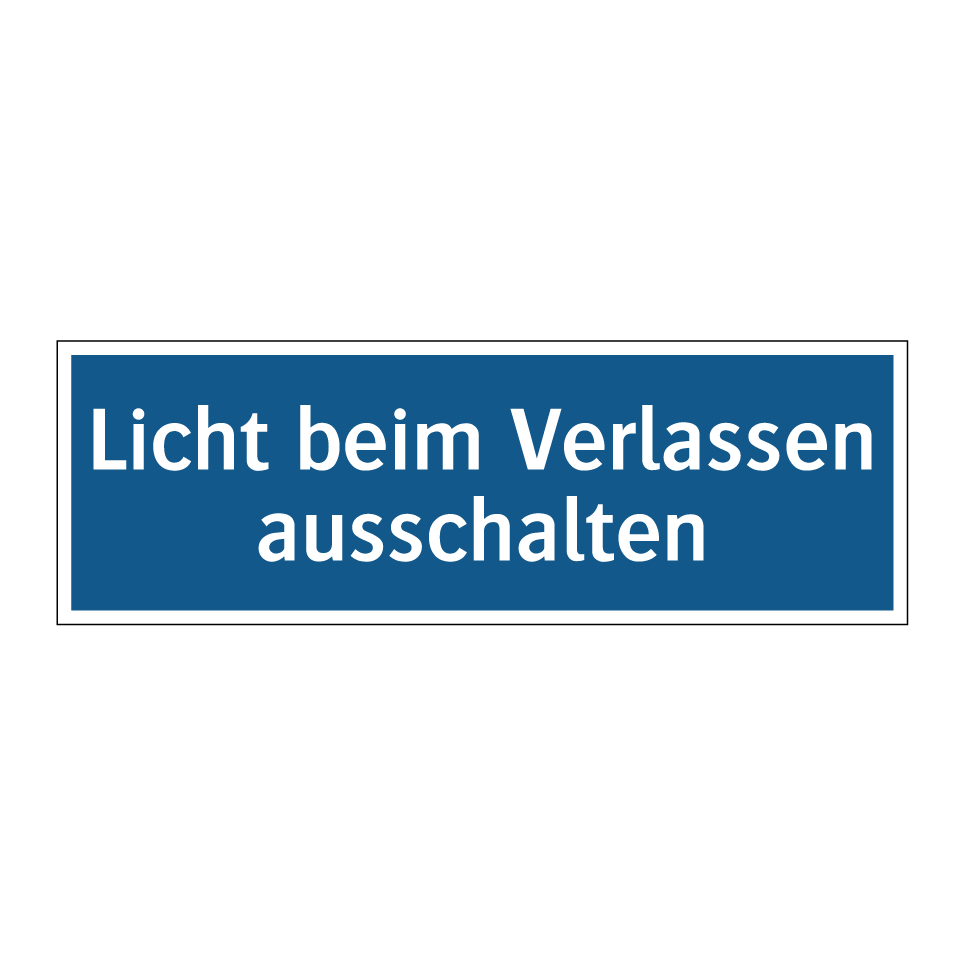 Licht beim Verlassen ausschalten