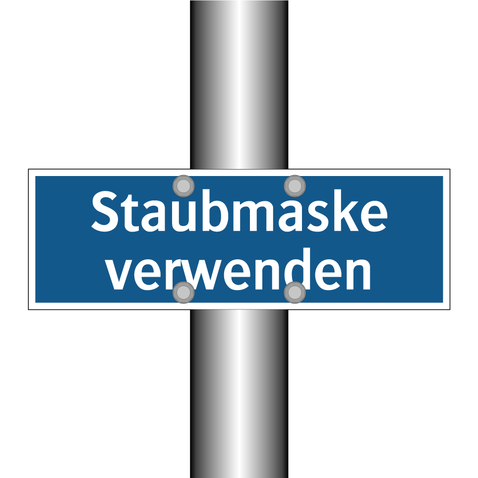 Staubmaske verwenden
