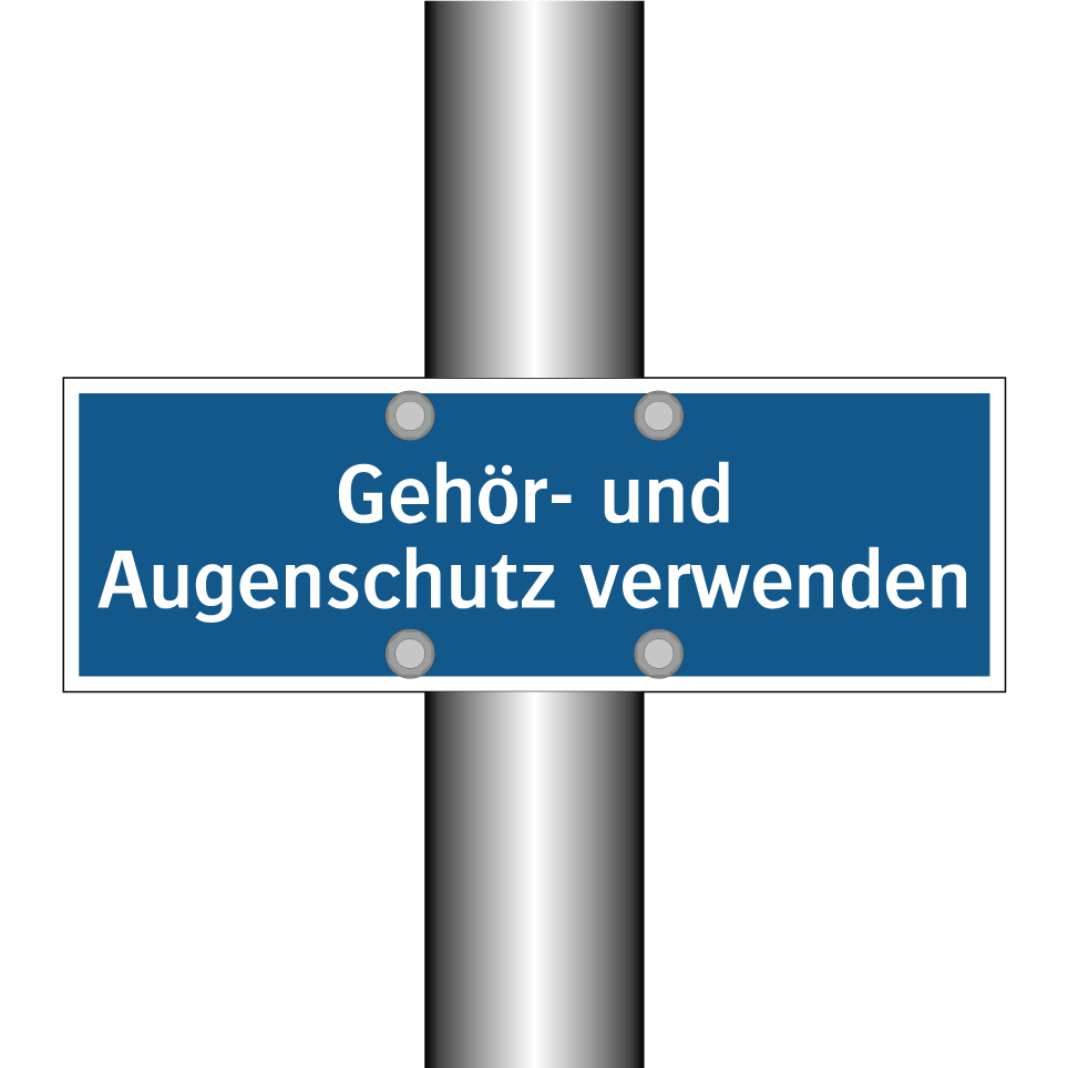 Gehör- und Augenschutz verwenden