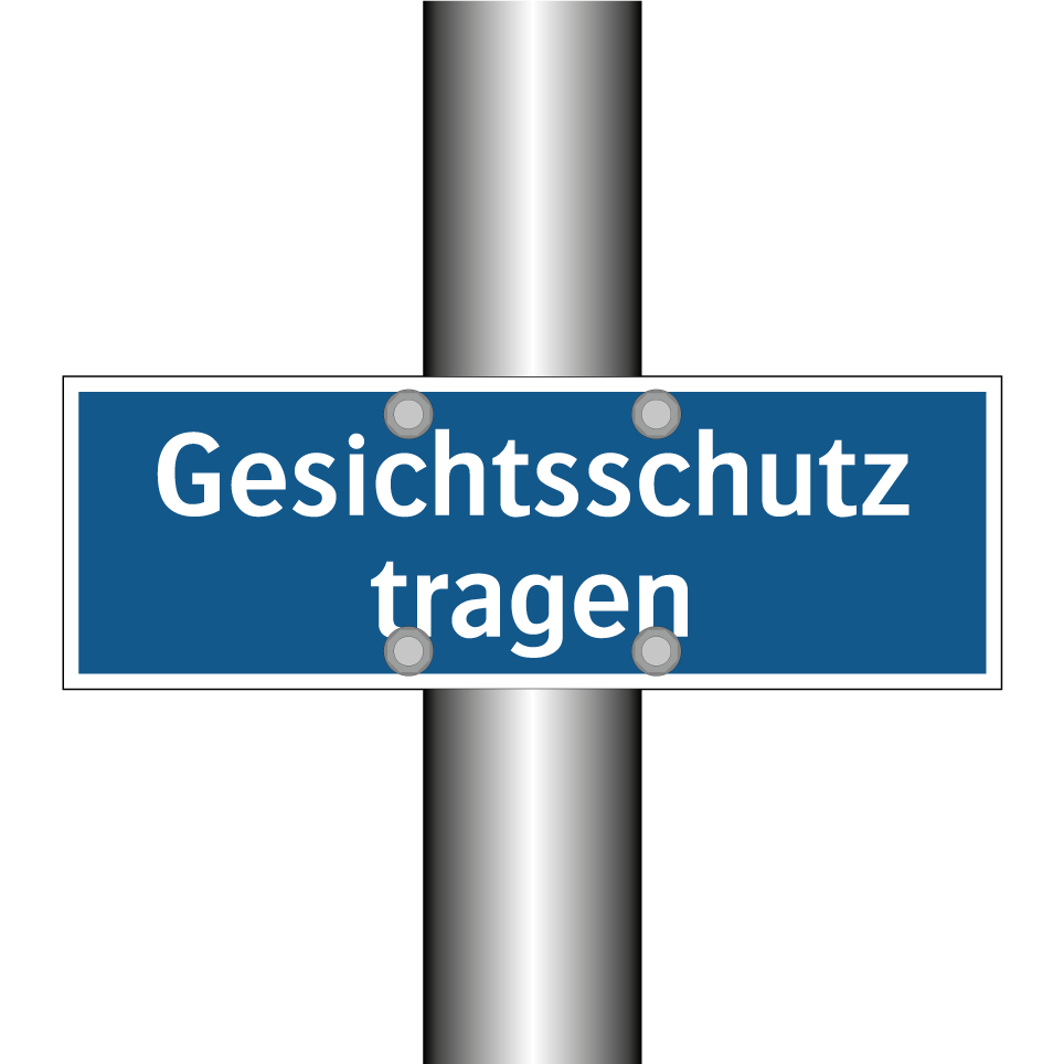 Gesichtsschutz tragen