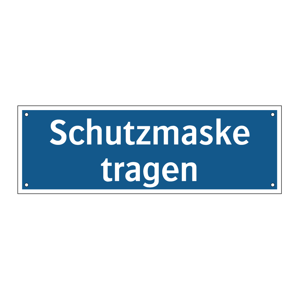 Schutzmaske tragen