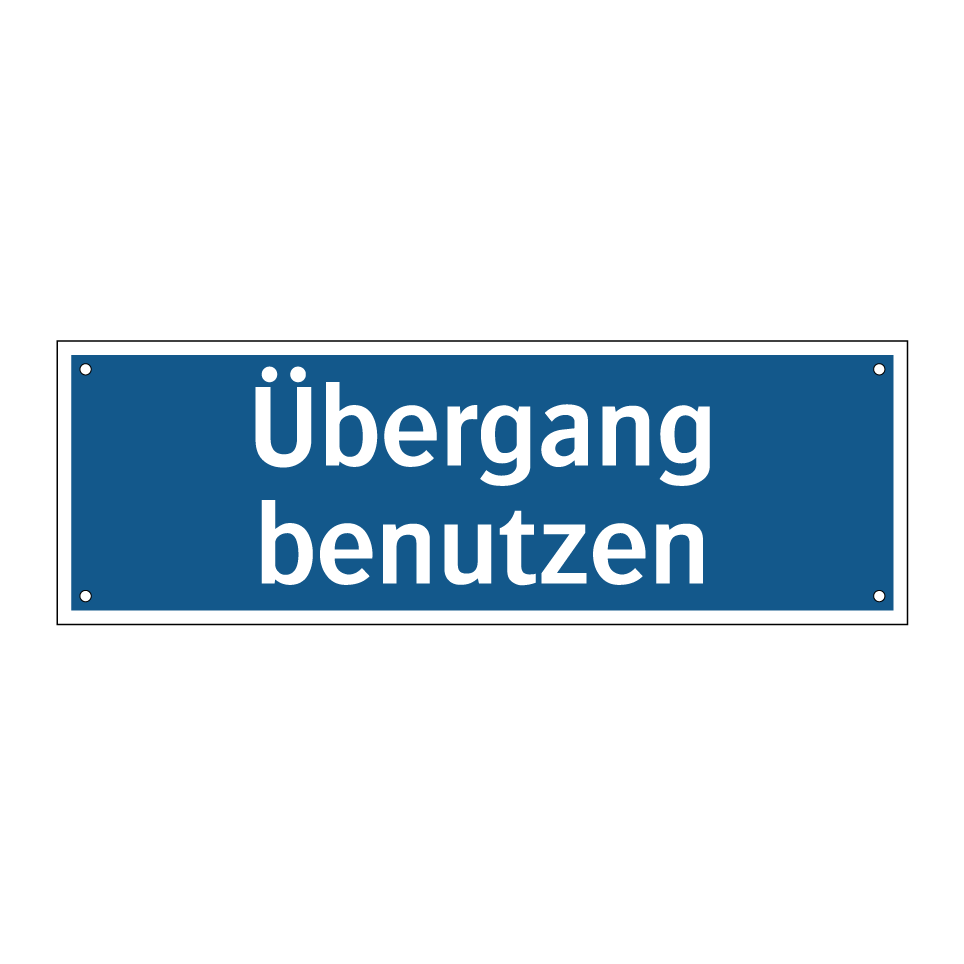 Übergang benutzen