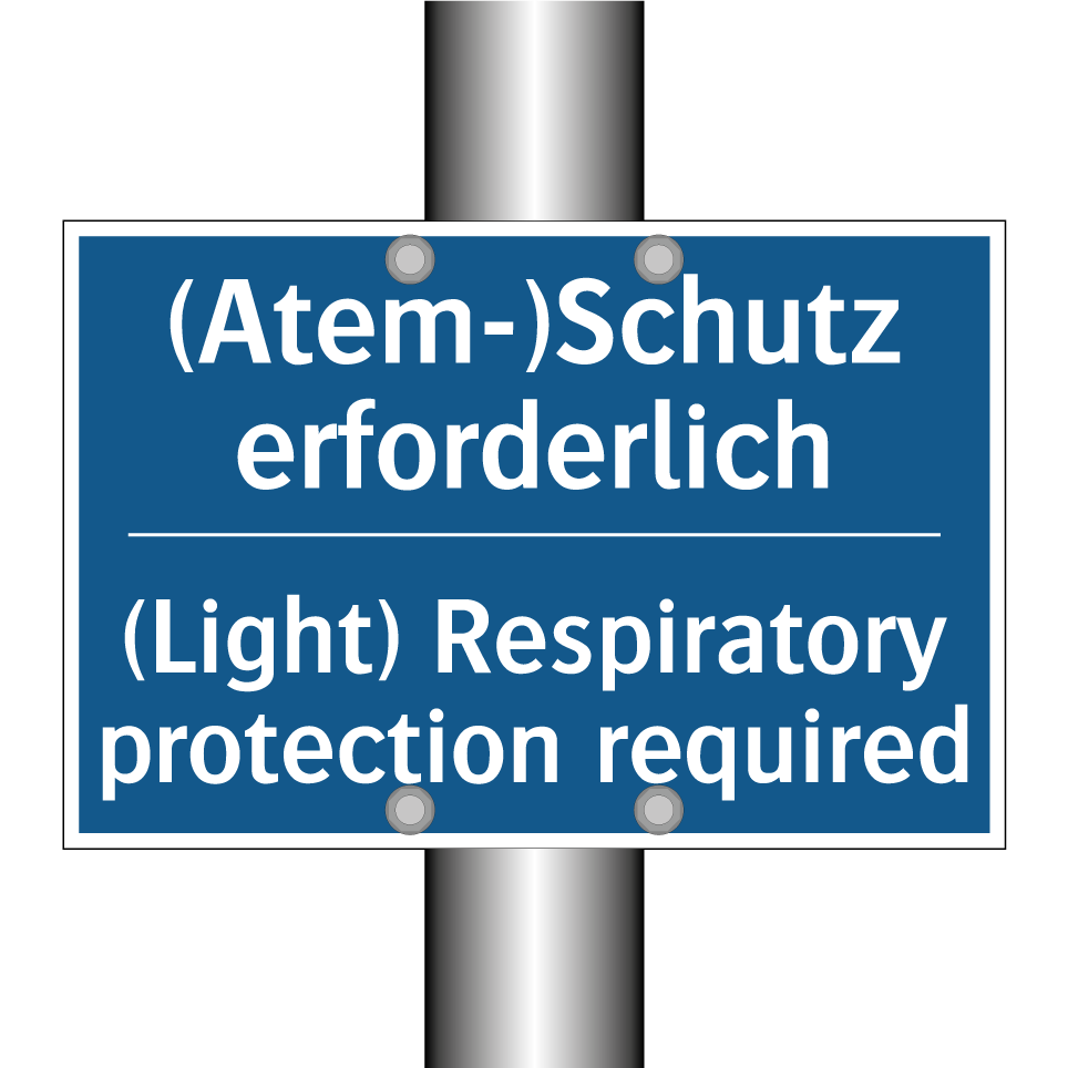 (Atem-)Schutz erforderlich - (Light) Respiratory protection /.../