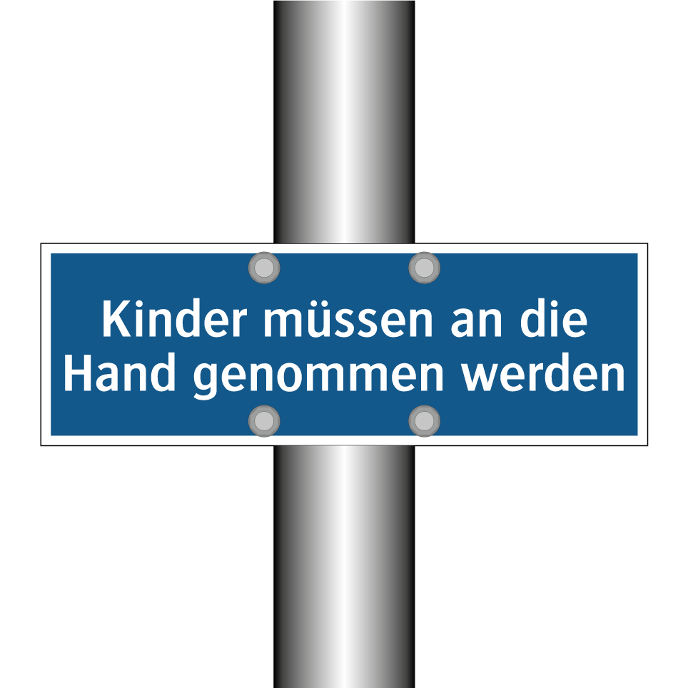 Kinder müssen an die Hand genommen werden