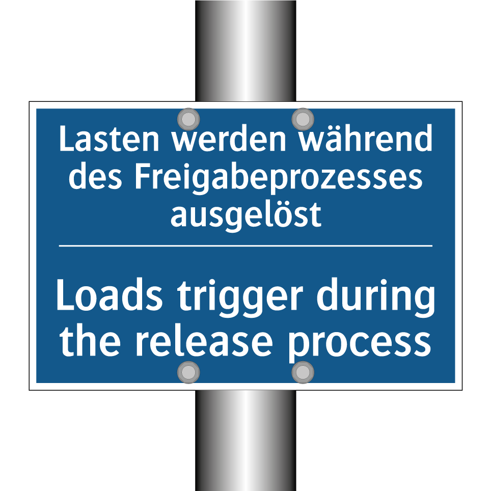 Lasten werden während des Freigabeprozesses /.../ - Loads trigger during the release /.../