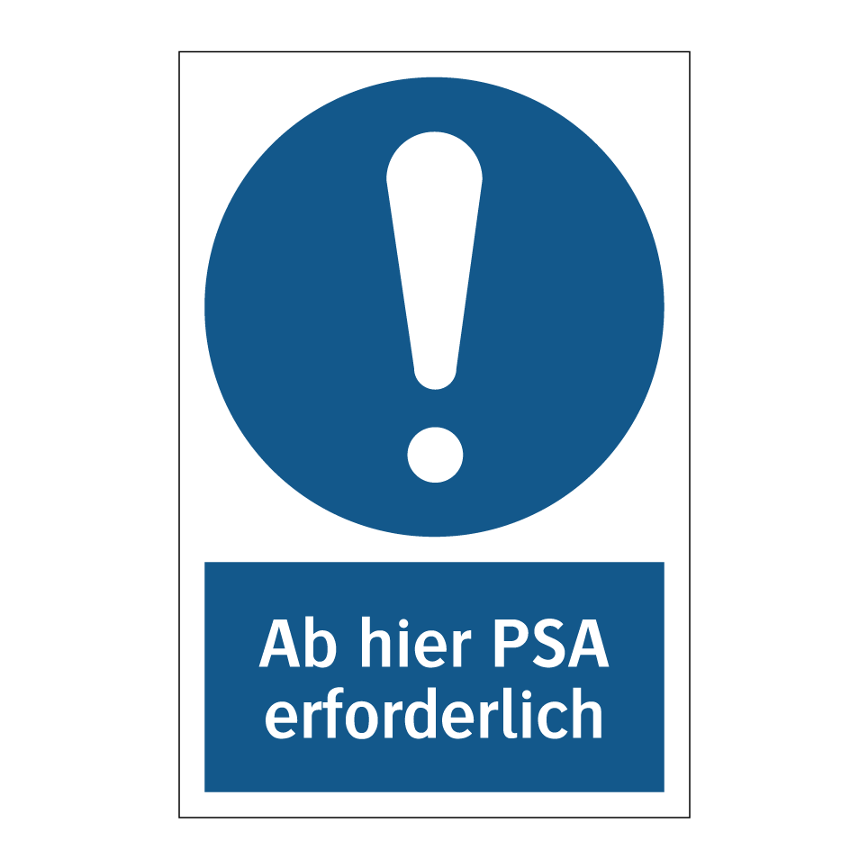 Ab hier PSA erforderlich