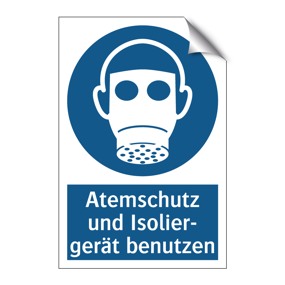 Atemschutz und Isolier- gerät benutzen