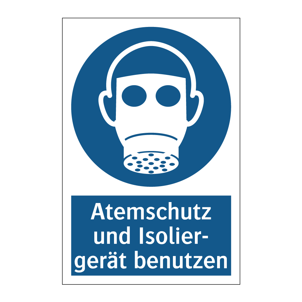 Atemschutz und Isolier- gerät benutzen