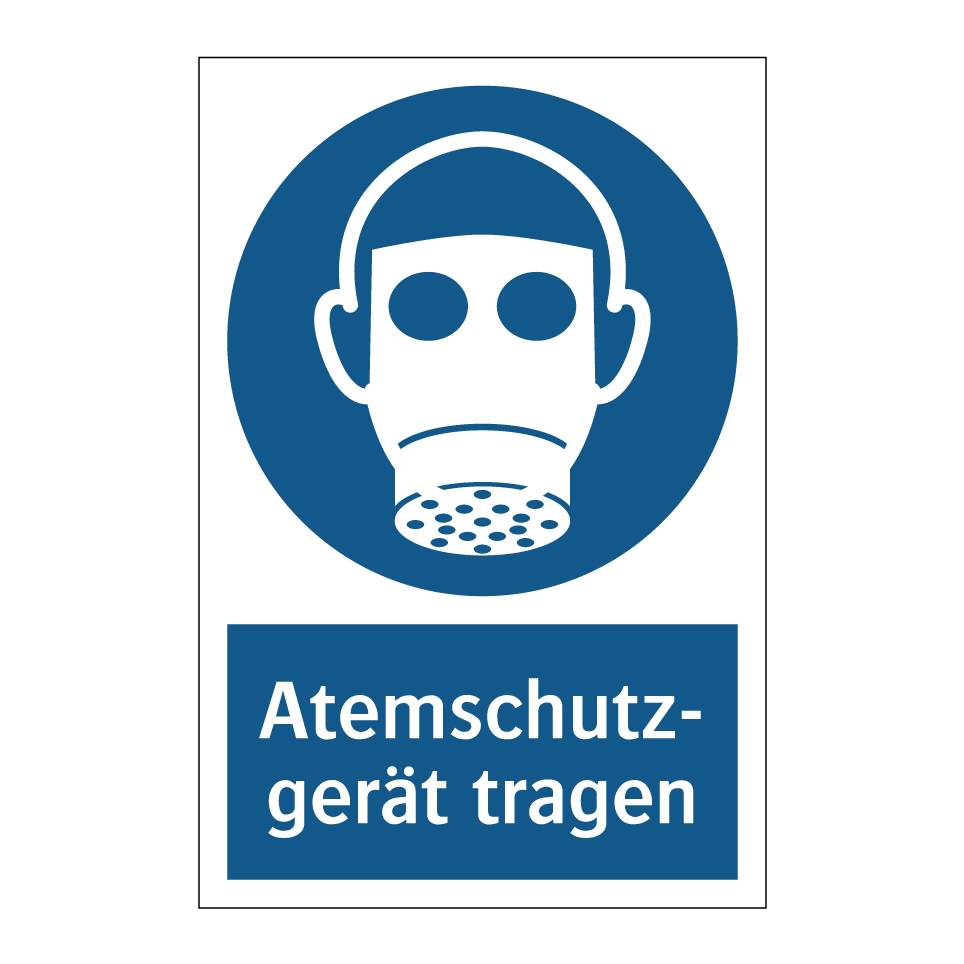 Atemschutz- gerät tragen