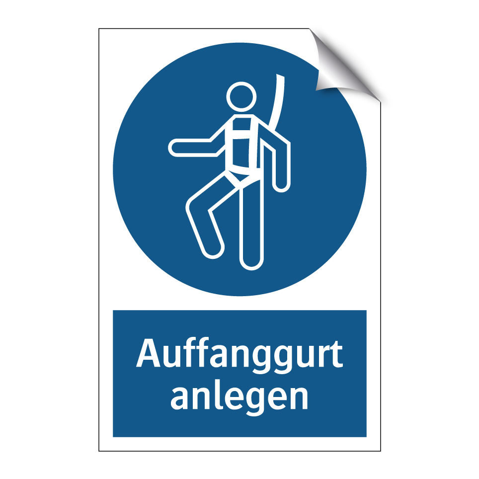 Auffanggurt anlegen