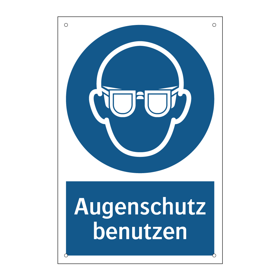 Augenschutz benutzen