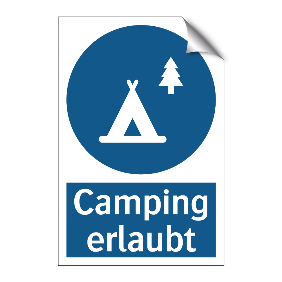 Camping erlaubt