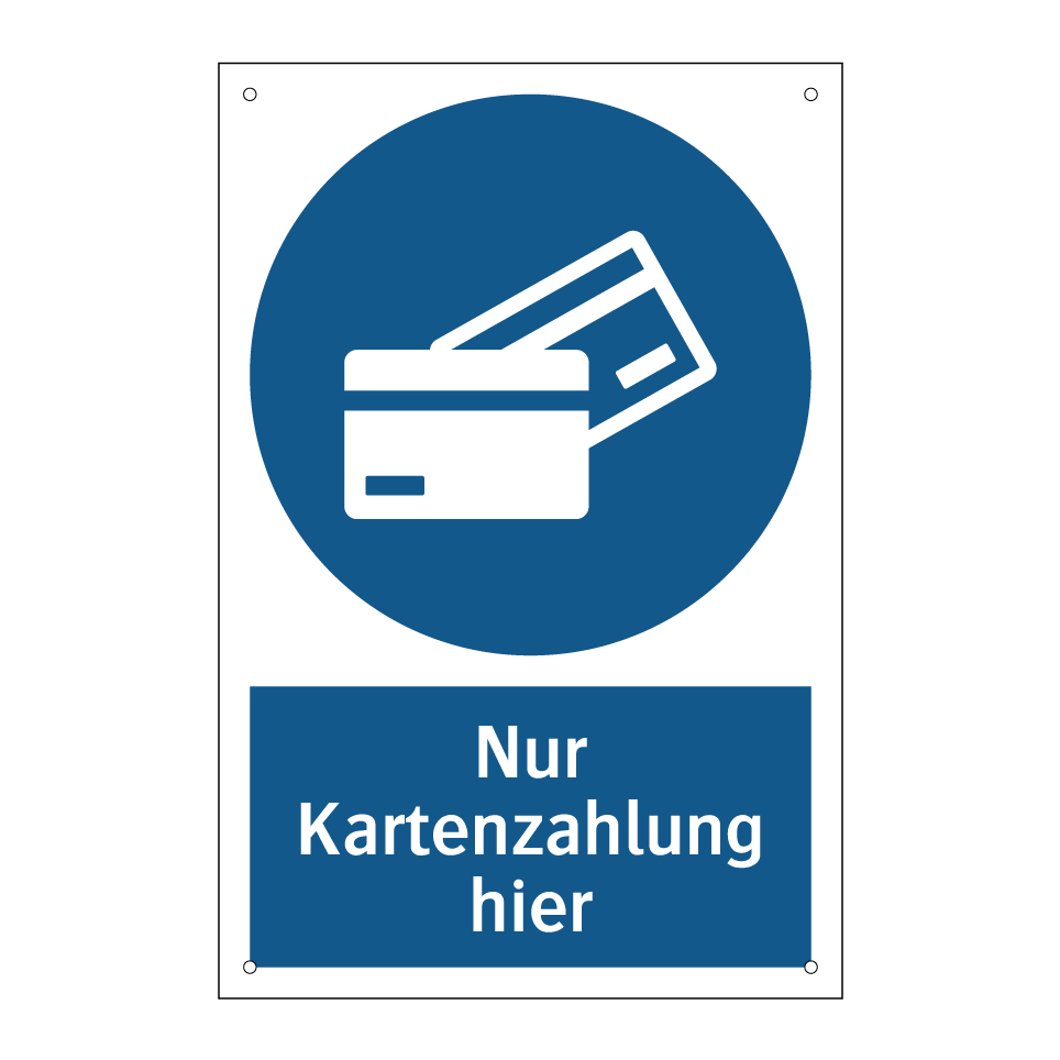 Nur Kartenzahlung hier