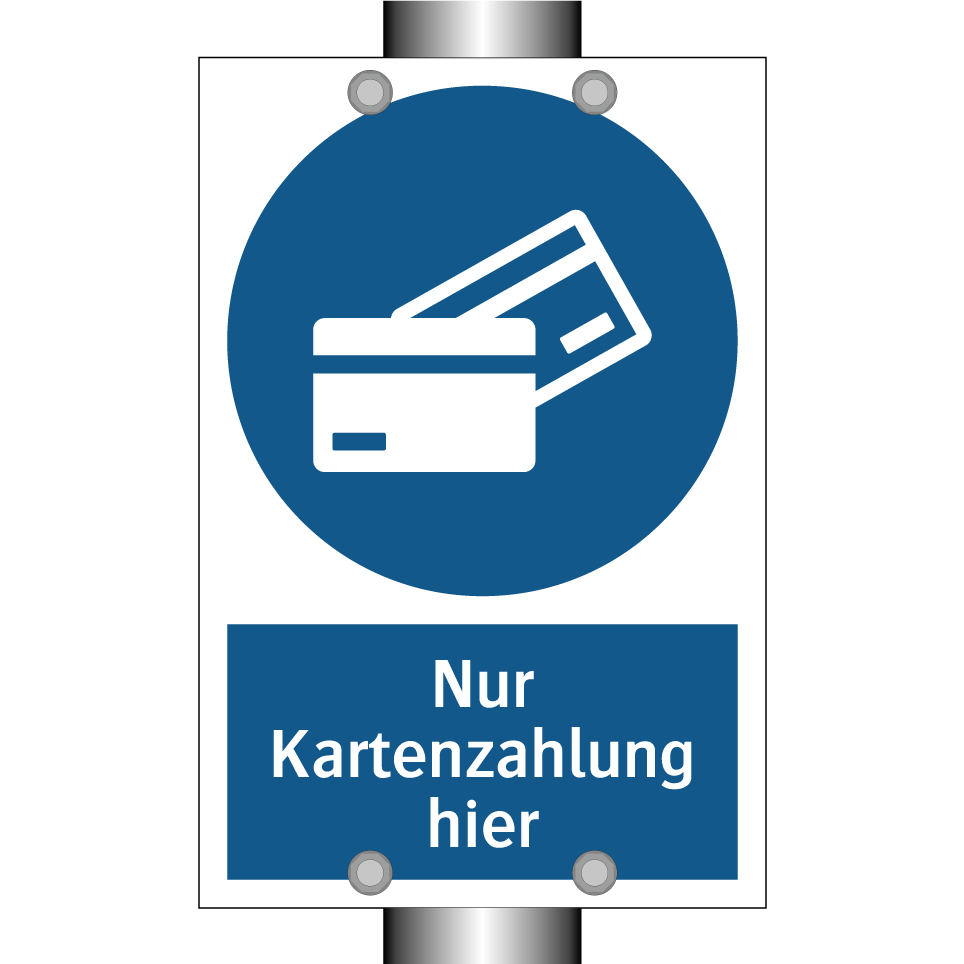 Nur Kartenzahlung hier