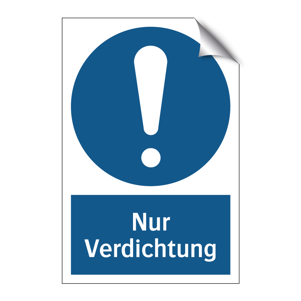 Nur Verdichtung