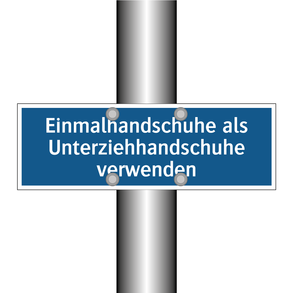 Einmalhandschuhe als Unterziehhandschuhe verwenden
