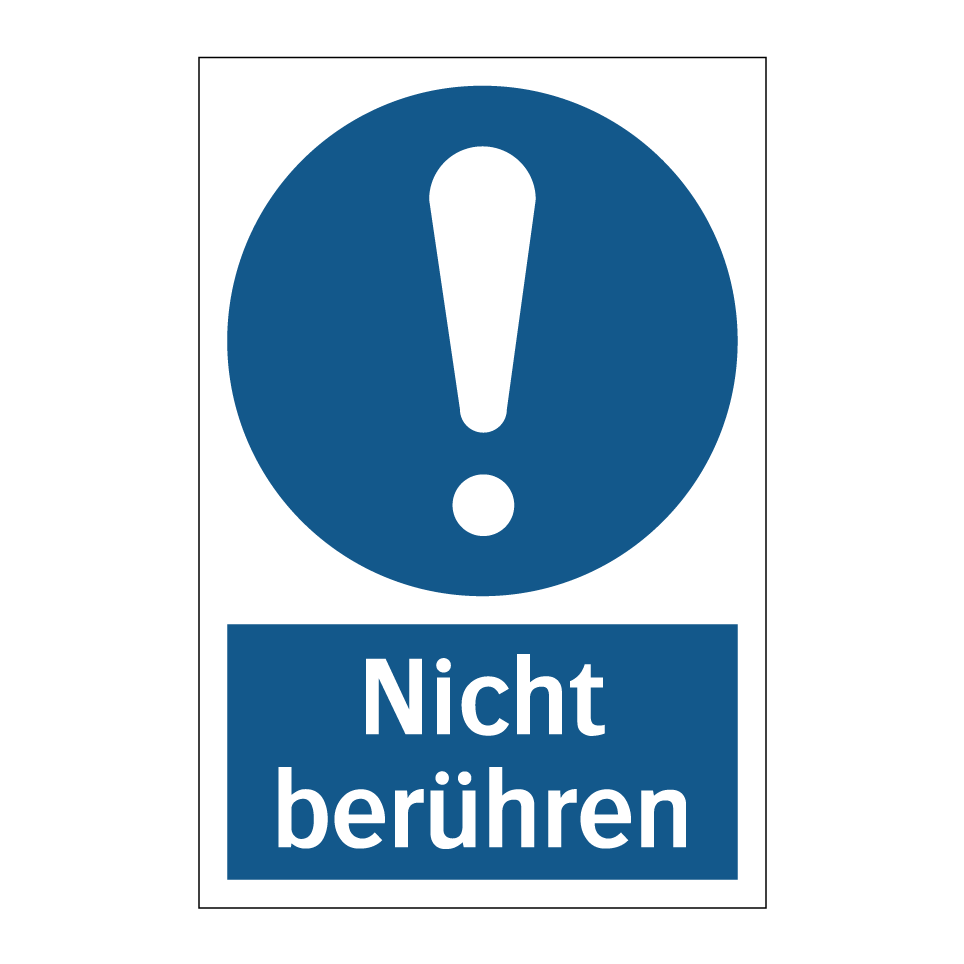 Nicht berühren