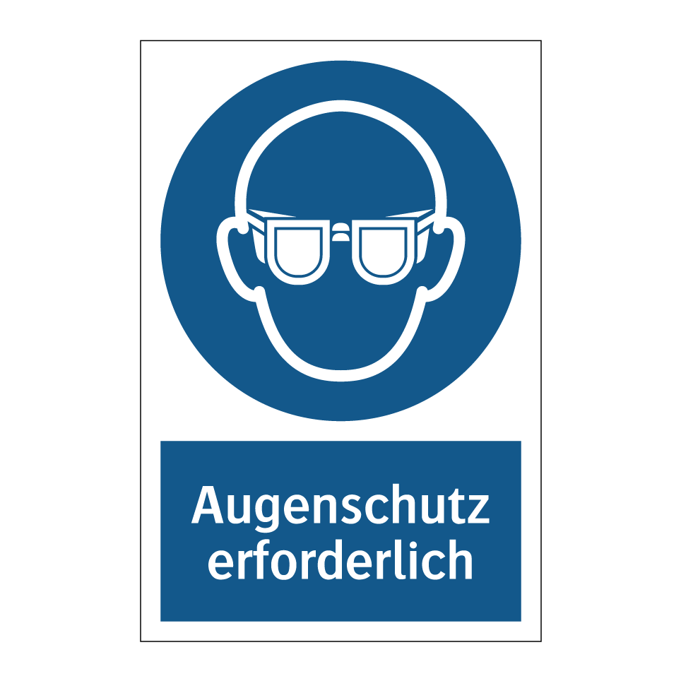Augenschutz erforderlich