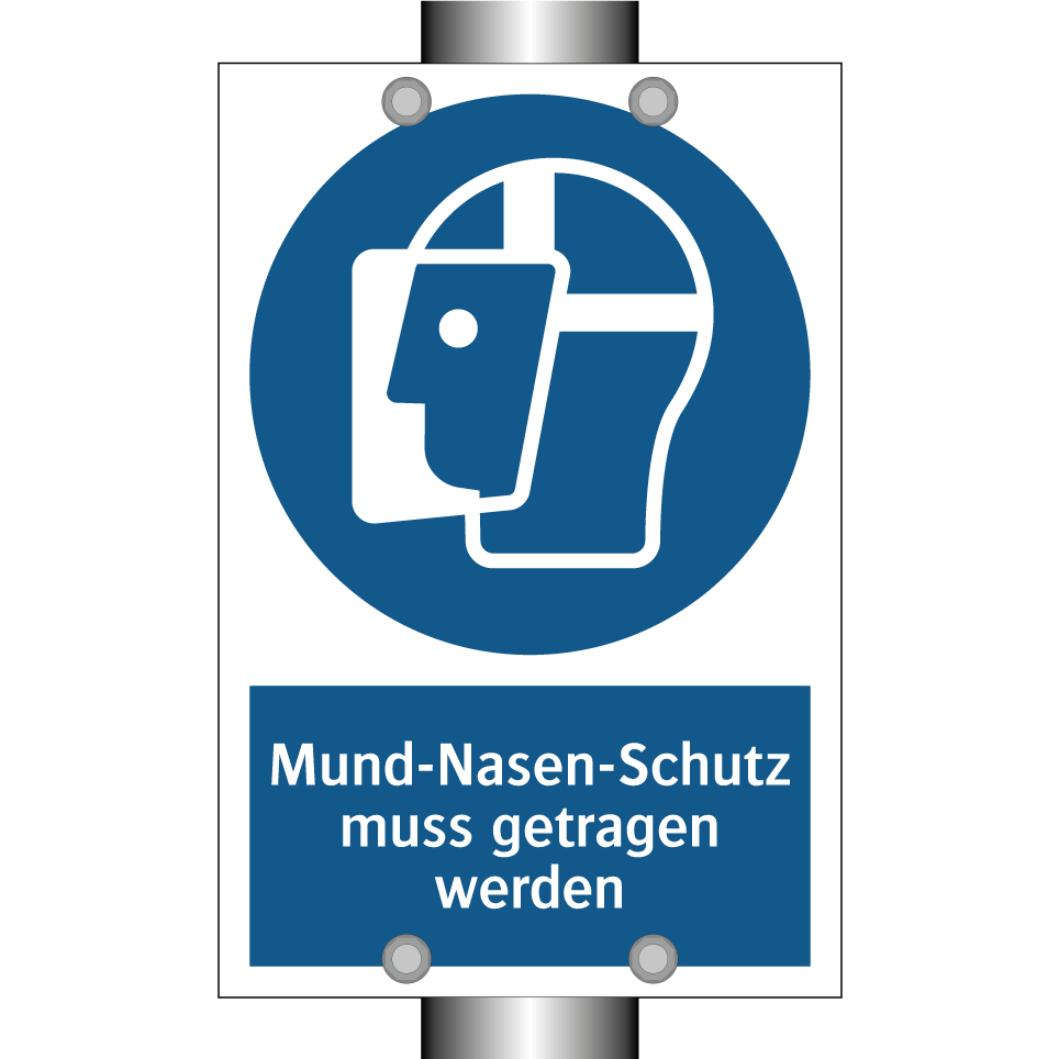 Mund-Nasen-Schutz muss getragen werden