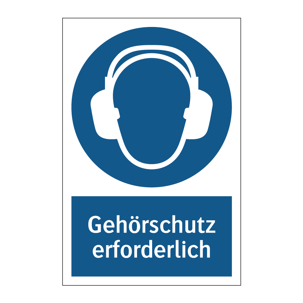 Gehörschutz erforderlich