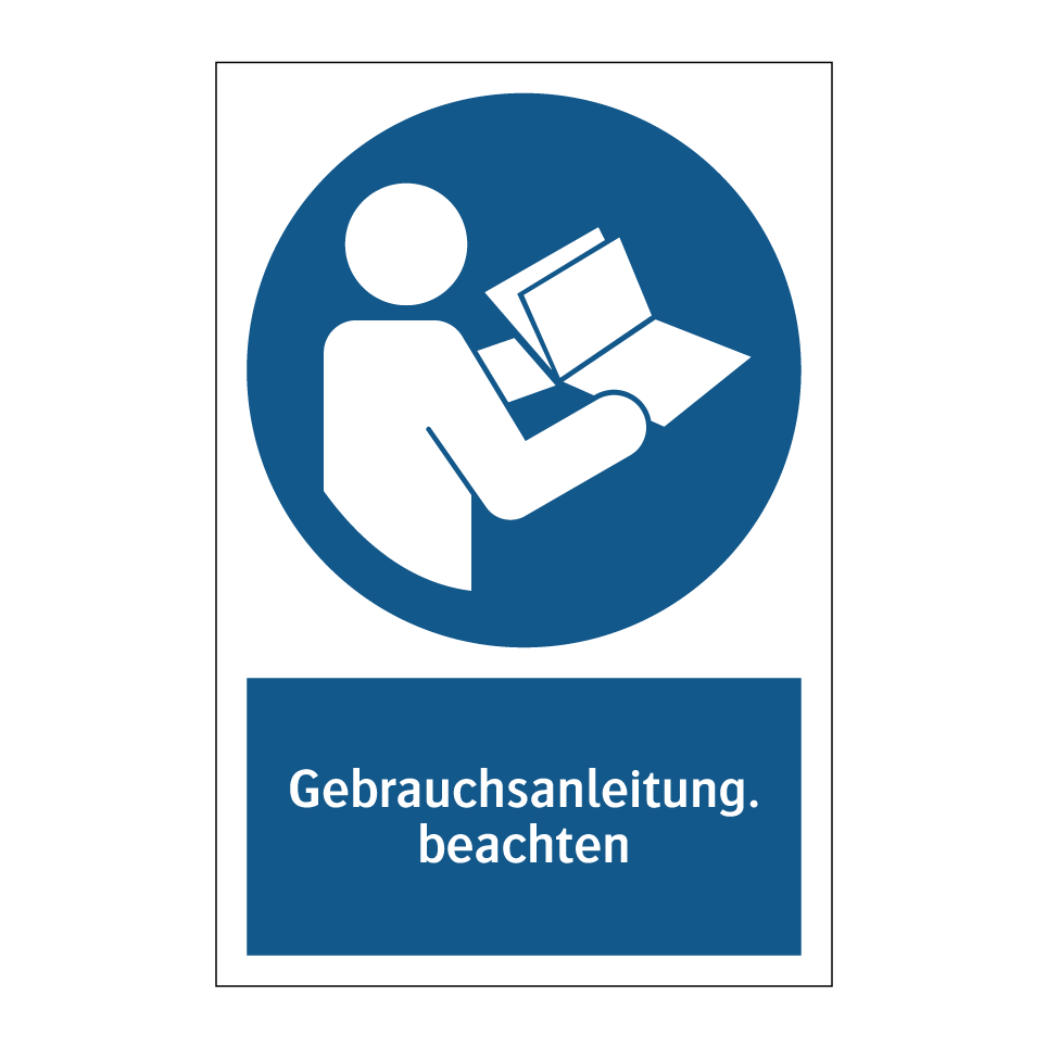 Gebrauchsanleitung. beachten