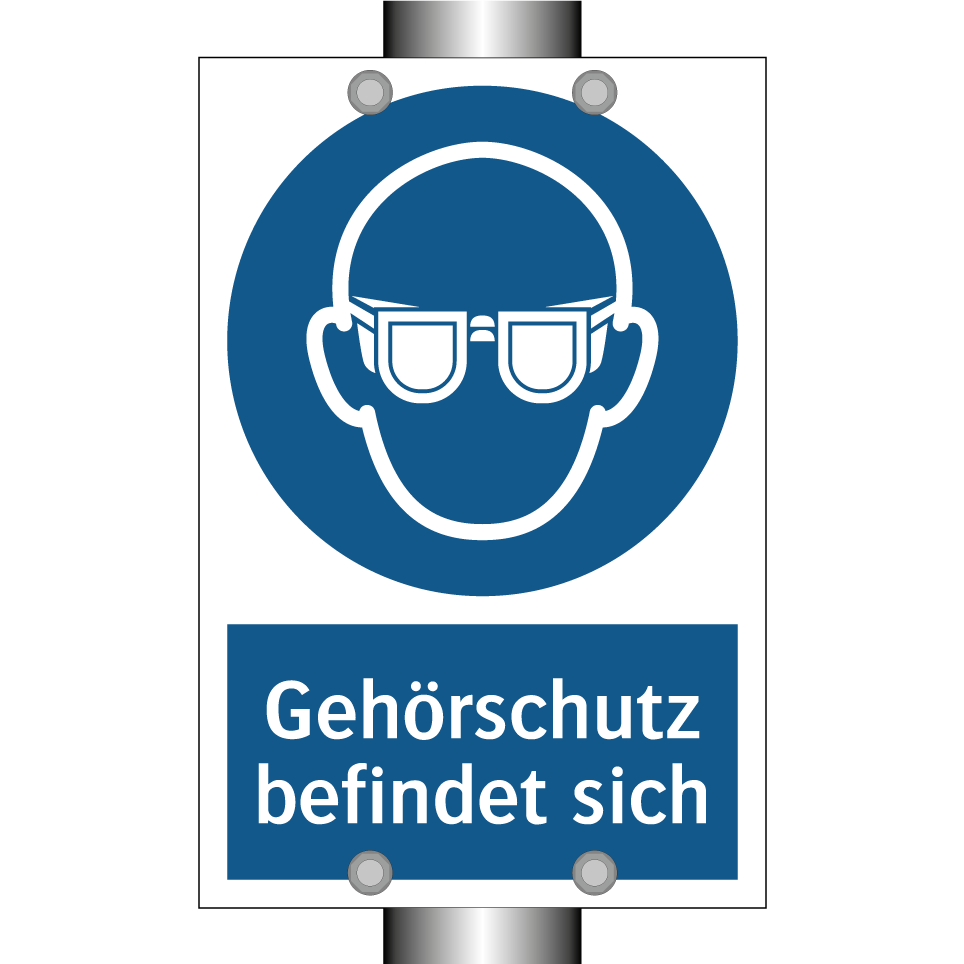 Gehörschutz befindet sich