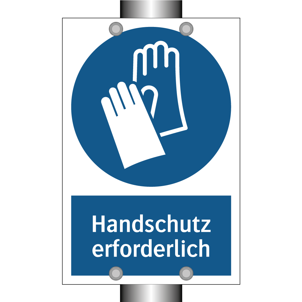 Handschutz erforderlich