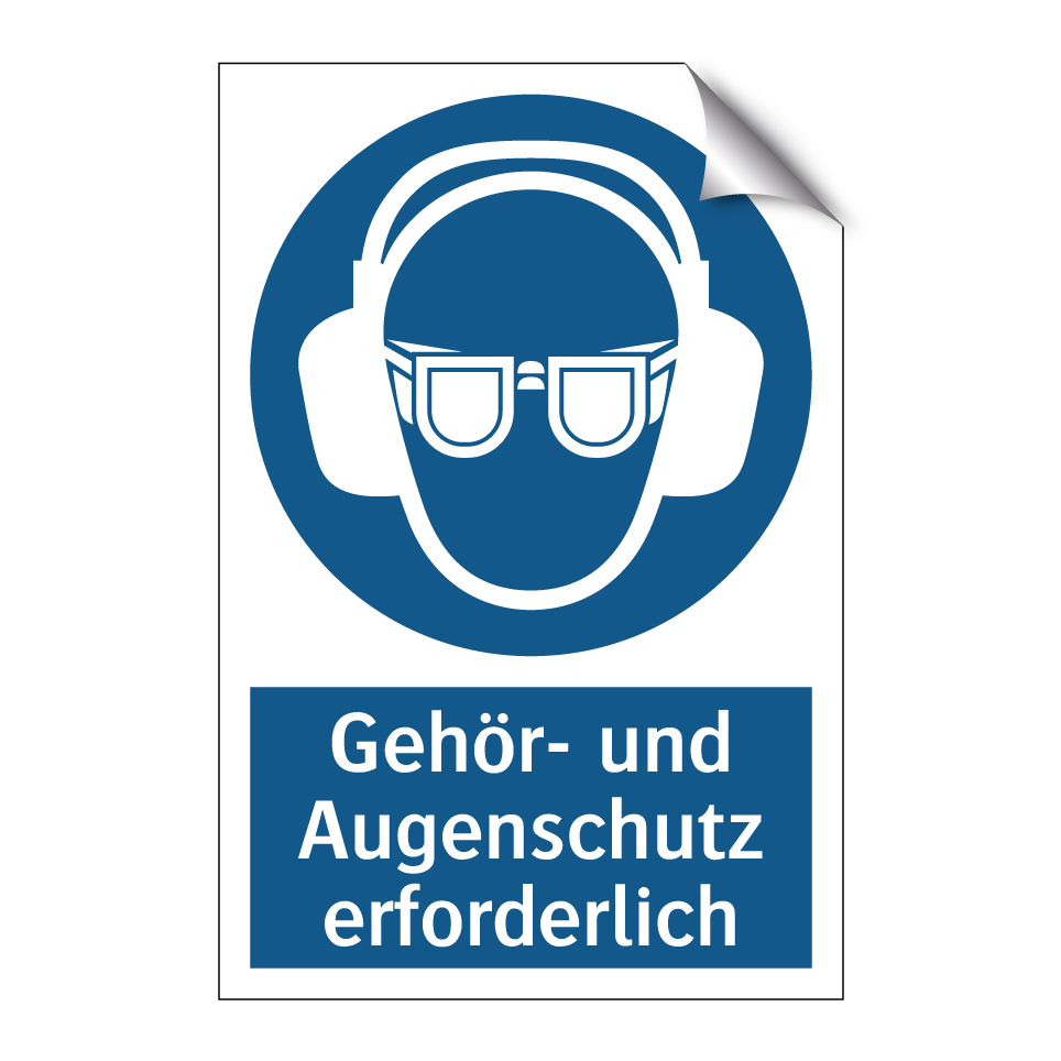 Gehör- und Augenschutz erforderlich