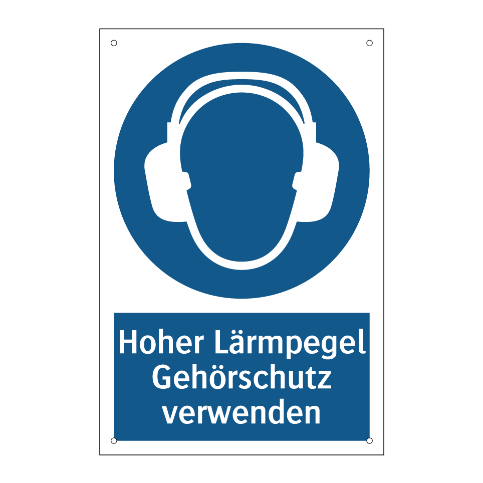 Hoher Lärmpegel Gehörschutz verwenden
