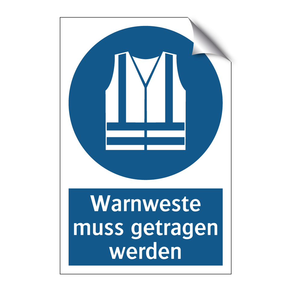 Warnweste muss getragen werden