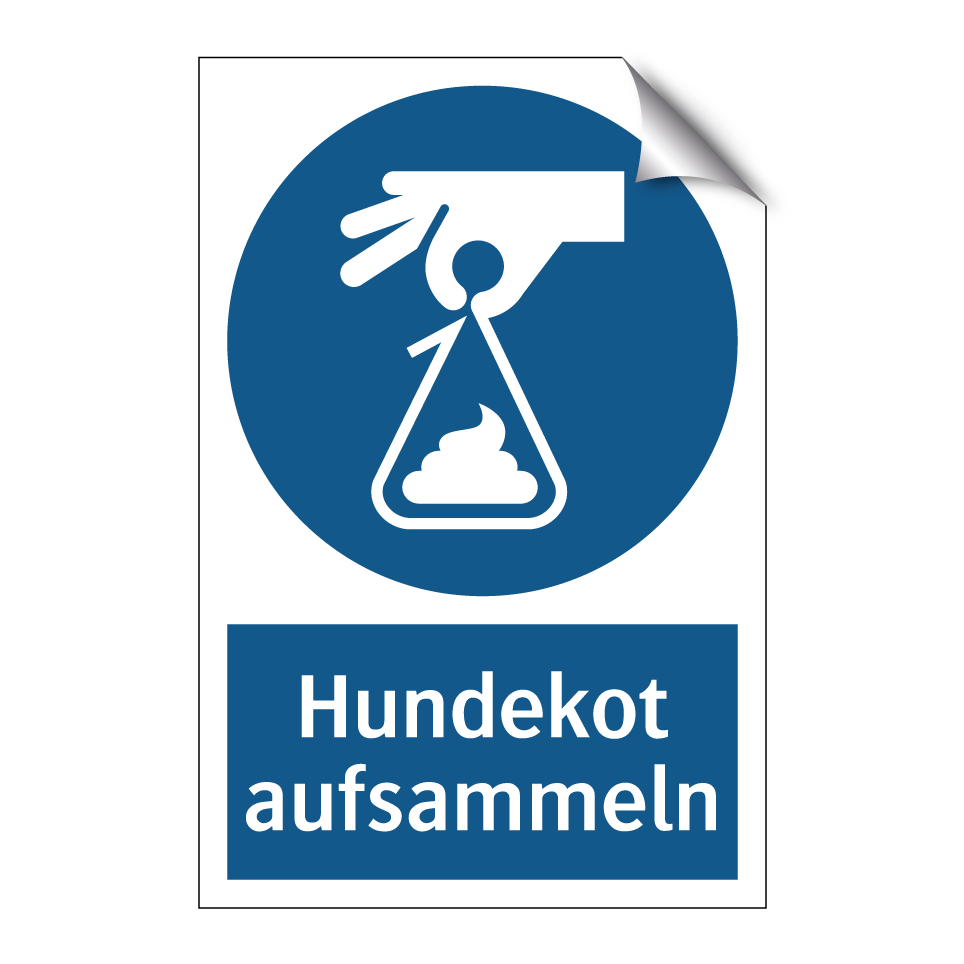 Hundekot aufsammeln