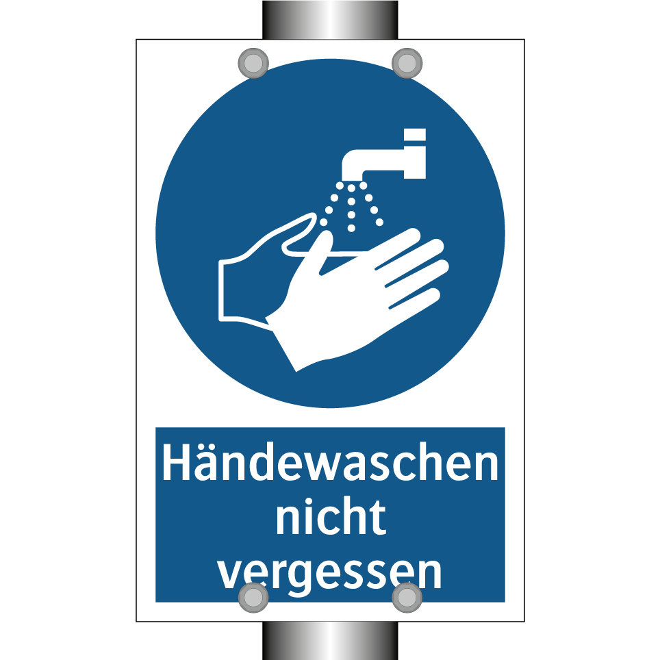 Händewaschen nicht vergessen