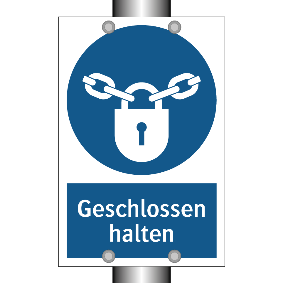 Geschlossen halten