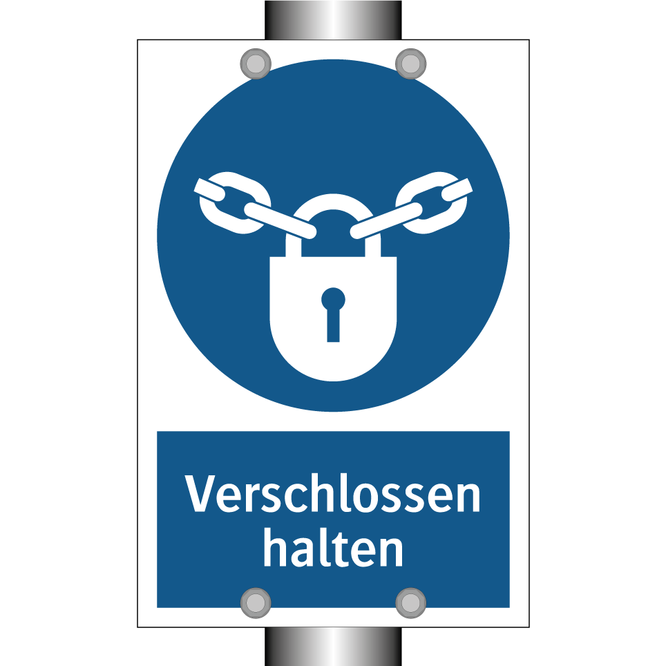 Verschlossen halten