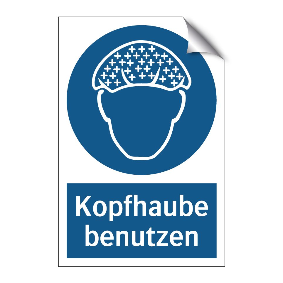Kopfhaube benutzen